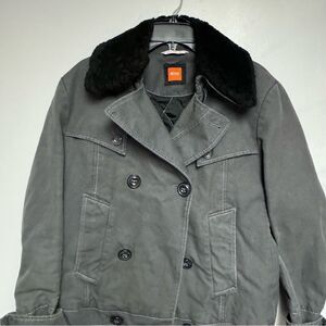 Hugo Boss Gray Men’s Jacket size 40R coat quilted lining